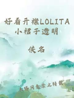 好看开襟LOLITA小裙子透明