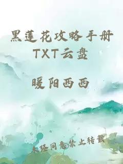 黑莲花攻略手册TXT云盘