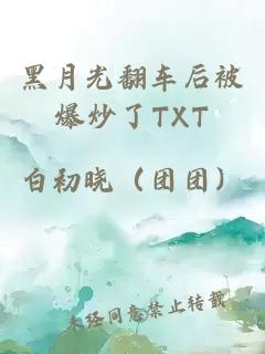 黑月光翻车后被爆炒了TXT