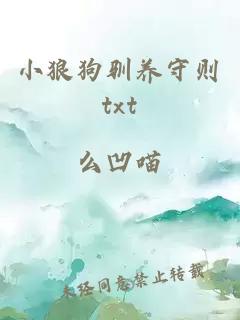 小狼狗驯养守则txt