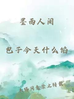 墨雨人间